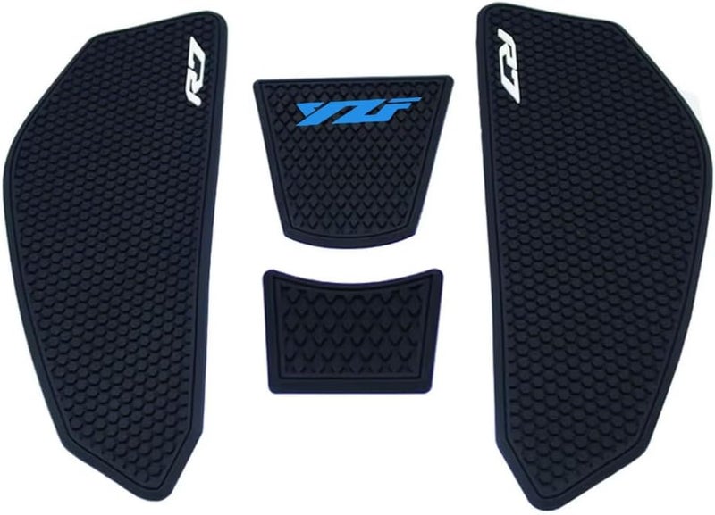 VORILES for YZF R7 YZF r7 2025 2024 2023 2022 2021 Accessories Fuel Tank Pads Protect Motorcycle Fuel Tank Stickers Fuel Tank Protection Pads Knee Anti-Slip Pads Fuel Tank Grips Tank Pads（Blue） - Image 2